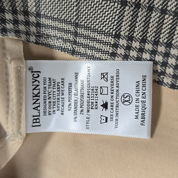 NWT Blank NYC Plaid Moto Jacket - Picture 11 of 11